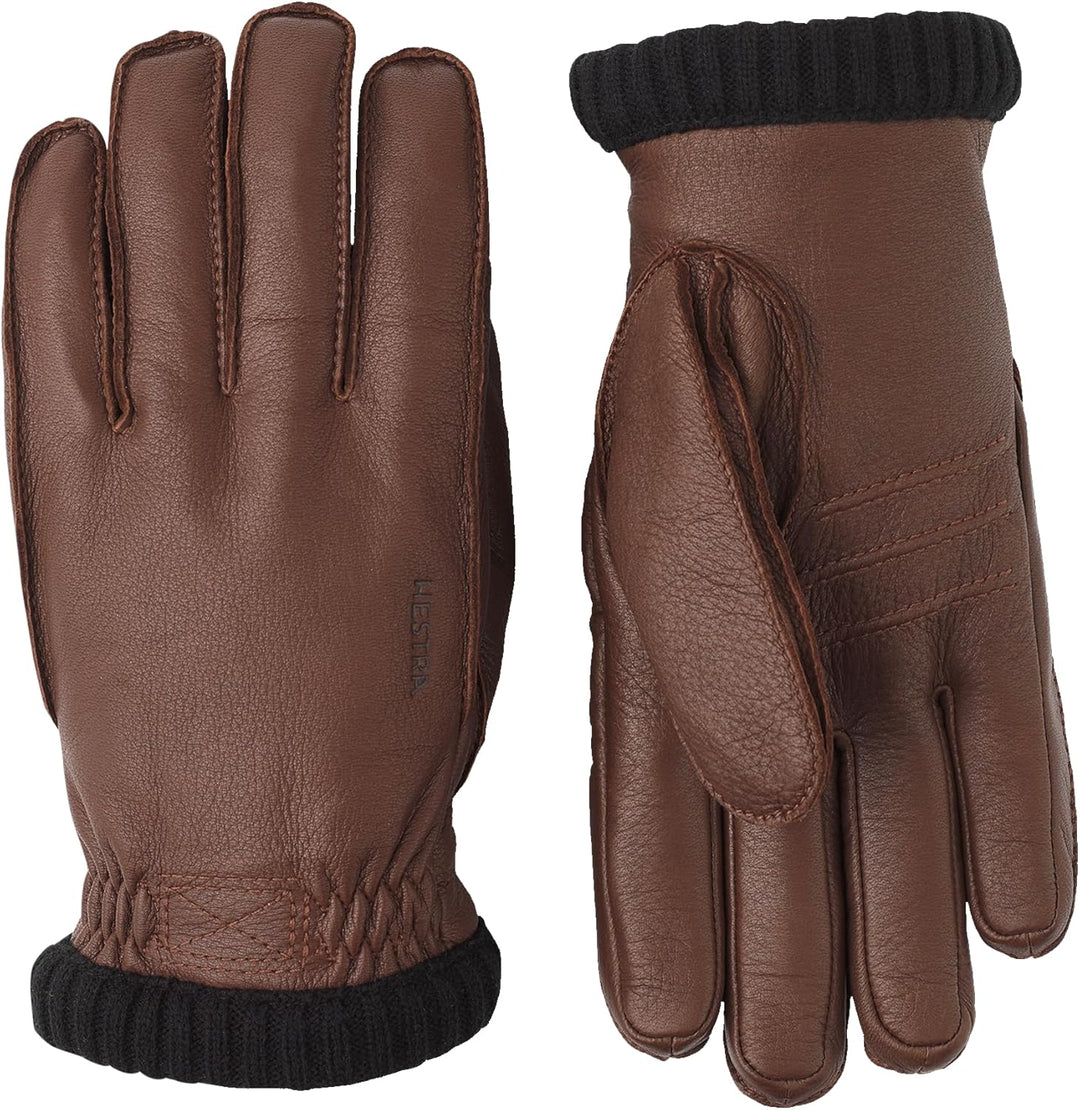 HESTRA Deerskin Primaloft Rib Women chocolate EU 9, chocolate EU 9