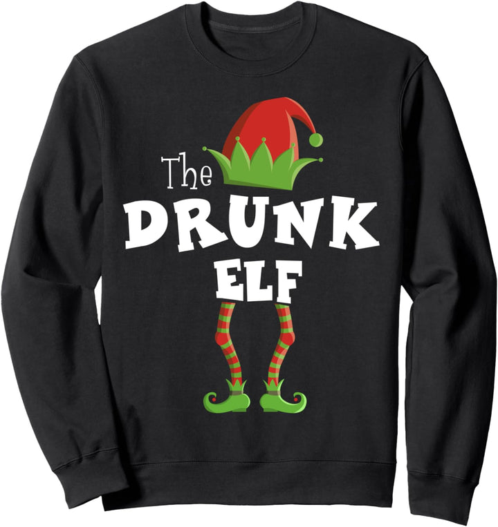 Weihnachtspyjama, Motiv: Drunk Elf Sweatshirt