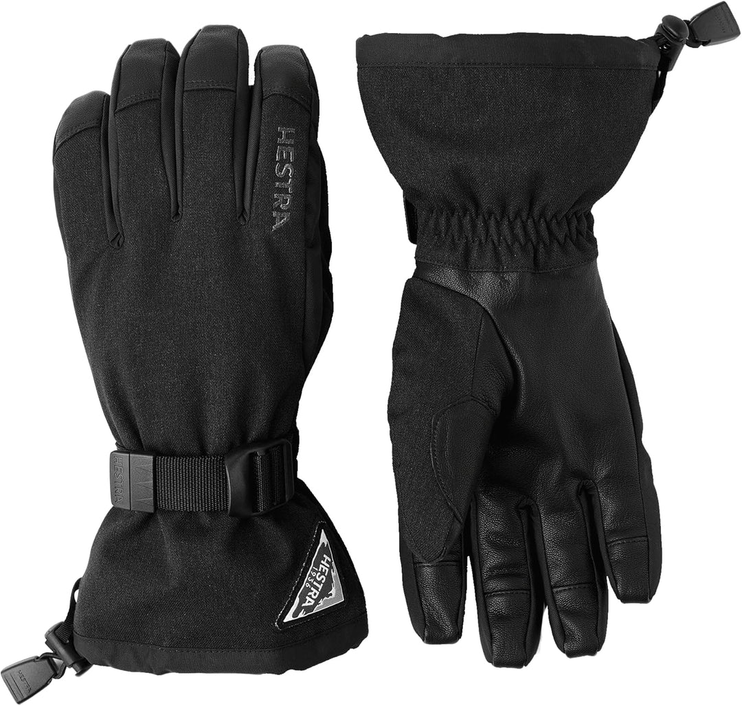 HESTRA Powder Gauntlet Handschuh 2024 Black, Schwarz 7