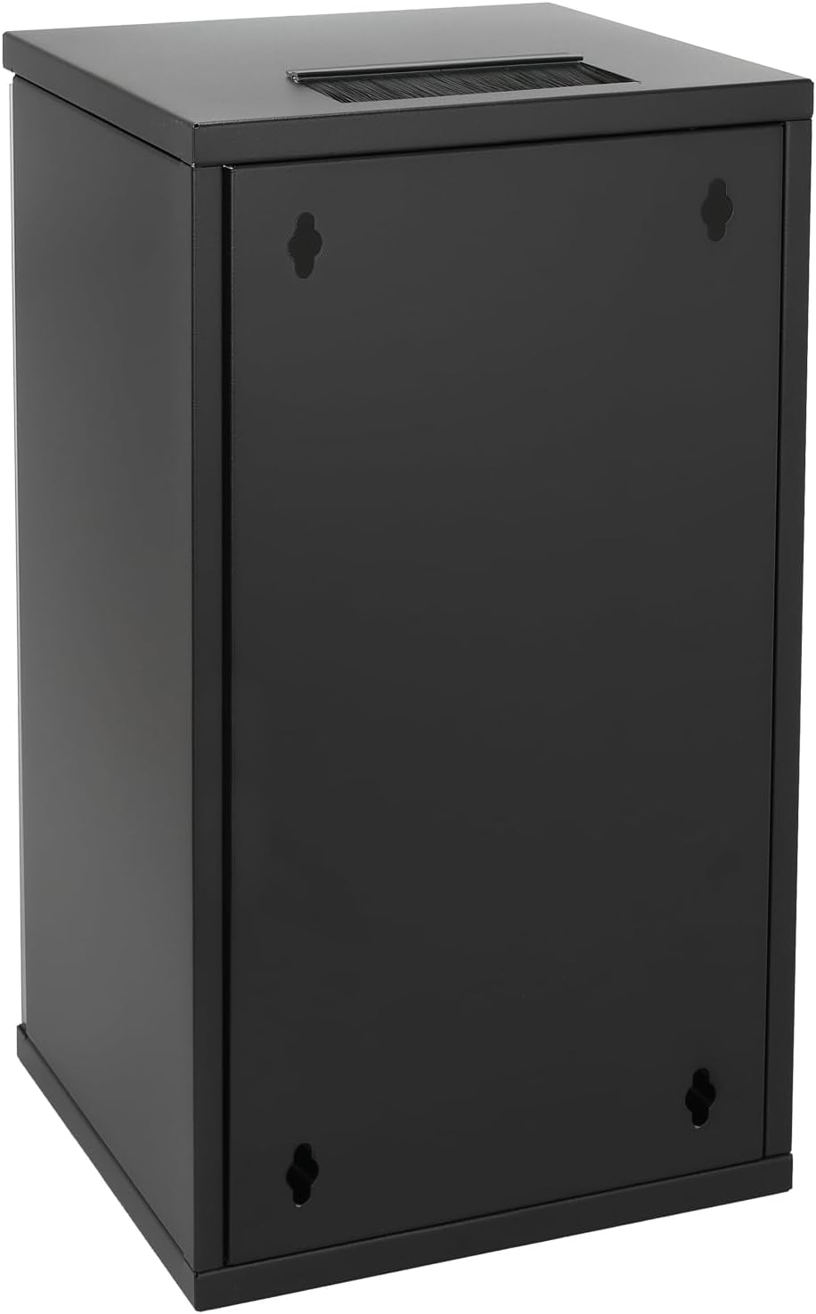 HMF 63412-02 Netzwerkschrank, Serverschrank 10 Zoll | 12 HE | 300 mm Tiefe | Voll montiert | Glastür