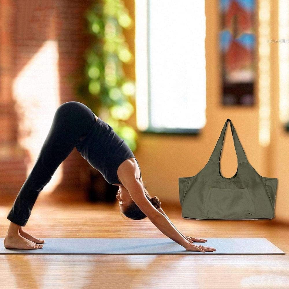 Namvo Grosse Tasche für Yogamatte, Mehrzweck-Turnbeutel mit Seitentasche, Tragetasche Passend für di