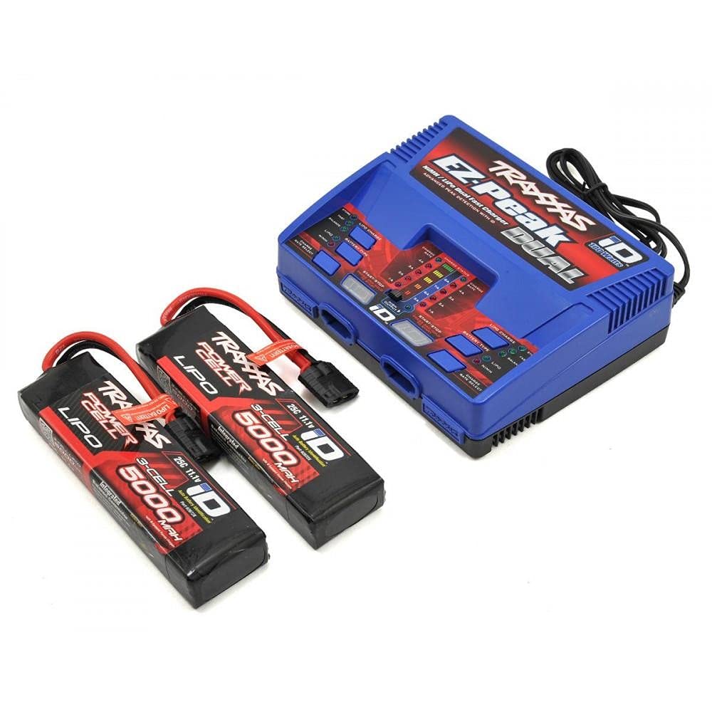 Traxxas 2990 Innen schwarz, blau, rot - Ladegerät (innen, Lithium-Polymer, Nickel-Metallhydrid, Lith