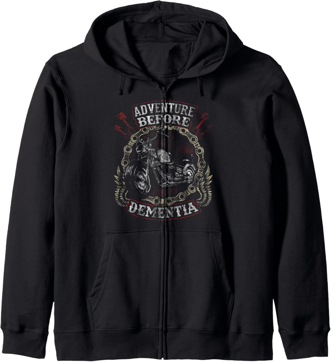 Retired Biker Gift Birthday Retirement Papa Dad Motorcycle Kapuzenjacke