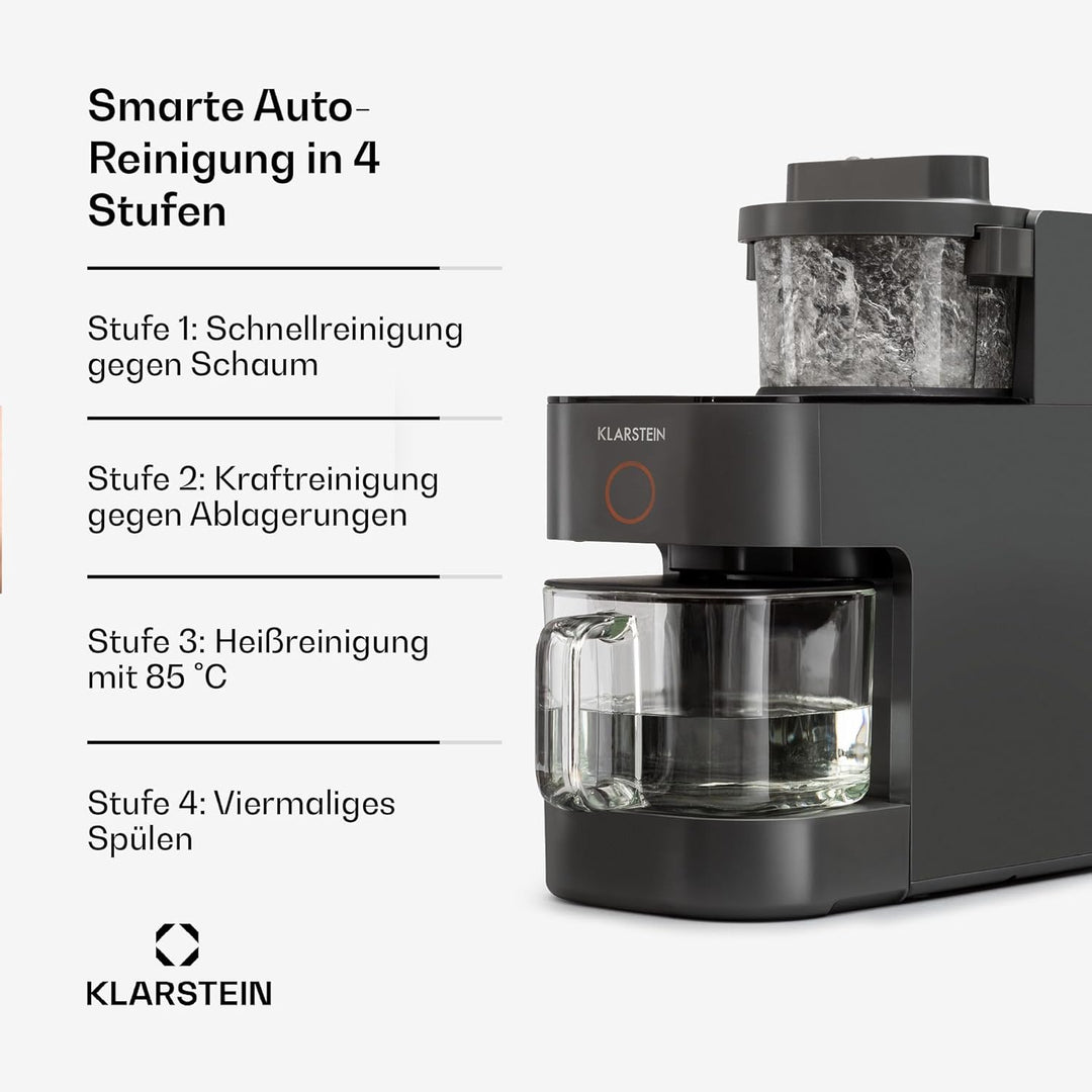 Klarstein Mixer, Standmixer mit 300 Motor- und 1250 Watt Heizleistung, Hochleistungsmixer für Pflanz