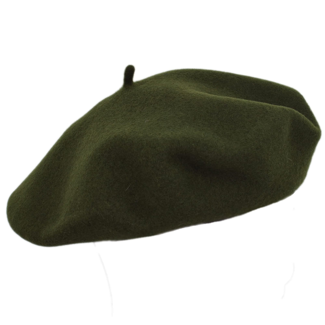 MELEGARI Baskenmütze für Damen, 100 % Wolle, Roma Beret, hergestellt in Italien Einheitsgrösse 12 du
