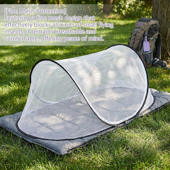 Moskitonetz Reise, Moskitonetz Bett Reise 200 x 80 x 56 cm klappbares Moskitonetz für Einzelbett mit