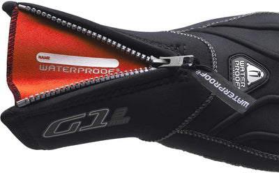 Waterproof Tauchhandschuh G1 3mm 5-Finger mit Reissverschluss XXL, XXL