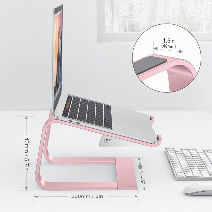 OMOTON Laptop Ständer, Notebook Ständer mit Belüftung, Universal PC Riser Ergonomisch Laptop Halteru