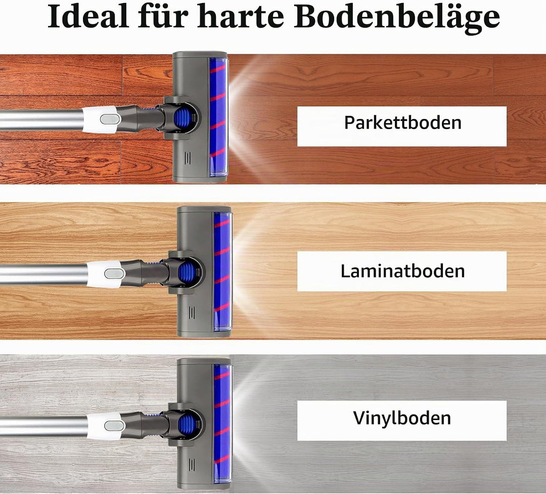 Ersatz Soft Roller Reinigungskopf mit Weicher Walze für Dyson V6 Animal, V6 Fluffy, DC58, DC59, DC61