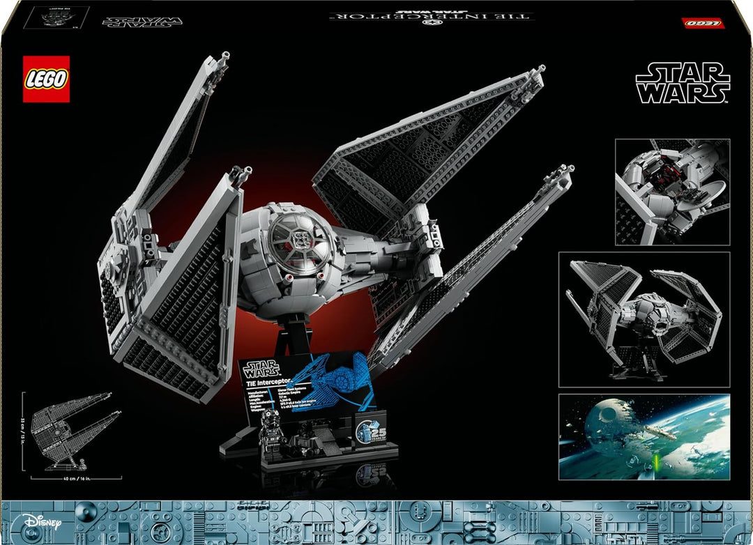 LEGO Star Wars TIE-Abfangjäger, kreatives Bauset aus der Ultimate Collector Series für Erwachsene, M