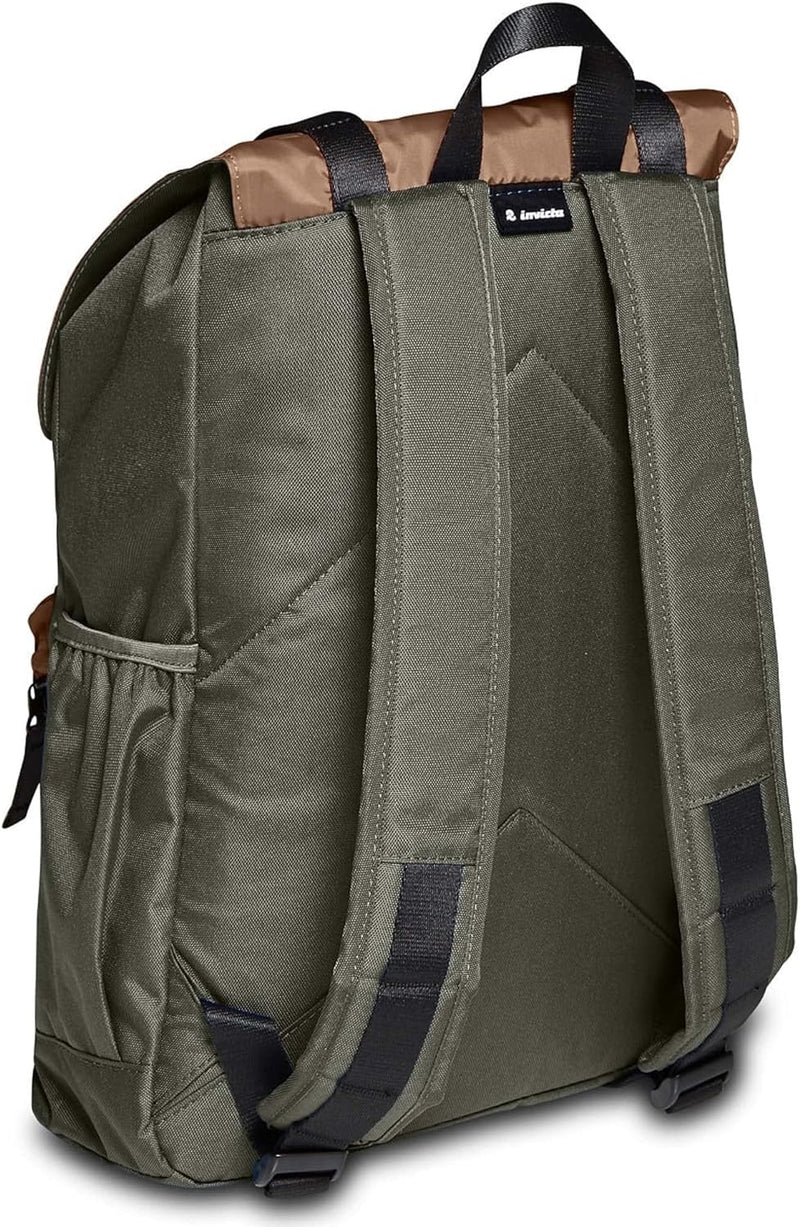 INVICTA CHAT COLORBLOCK, Rucksack aus nachhaltigem Stoff, Praktisch & Unisex, Leicht, kompakt, mit L