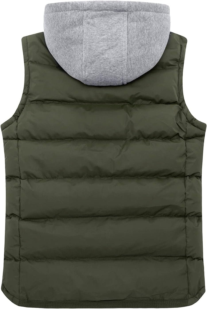 ZSHOW Herren Winter Weste Gesteppte Polsterung Puffer Ärmellos Jacke Warme Outdoor Weste Körperwärme
