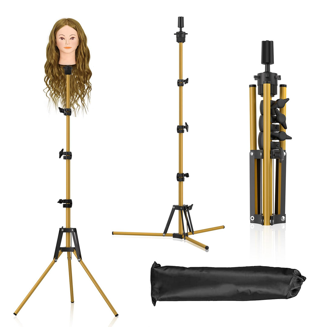 Mannequin-Kopfständer, 160 cm, verstellbarer Perückenständer, verstärktes Metall, Mannequinkopfständ