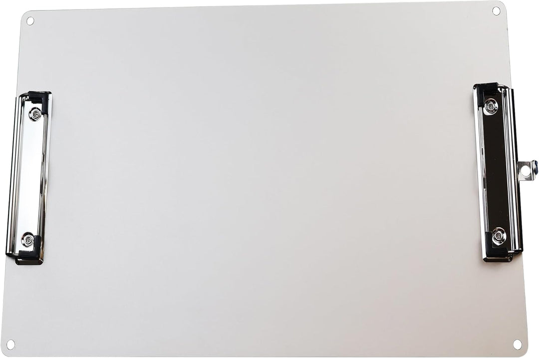 Aluminium-Klemmbrett, A4-Grösse (24,1 x 32,4 cm), zwei Clip-Klemmbretter mit 160 cm verstellbarem Sc