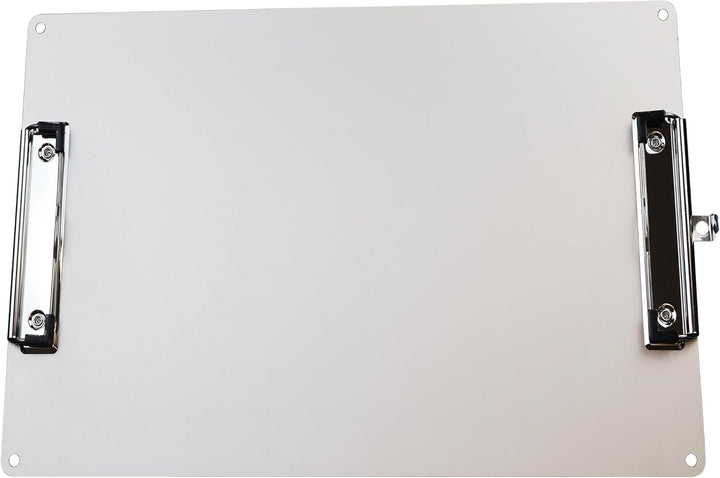 Aluminium-Klemmbrett, A4-Grösse (24,1 x 32,4 cm), zwei Clip-Klemmbretter mit 160 cm verstellbarem Sc
