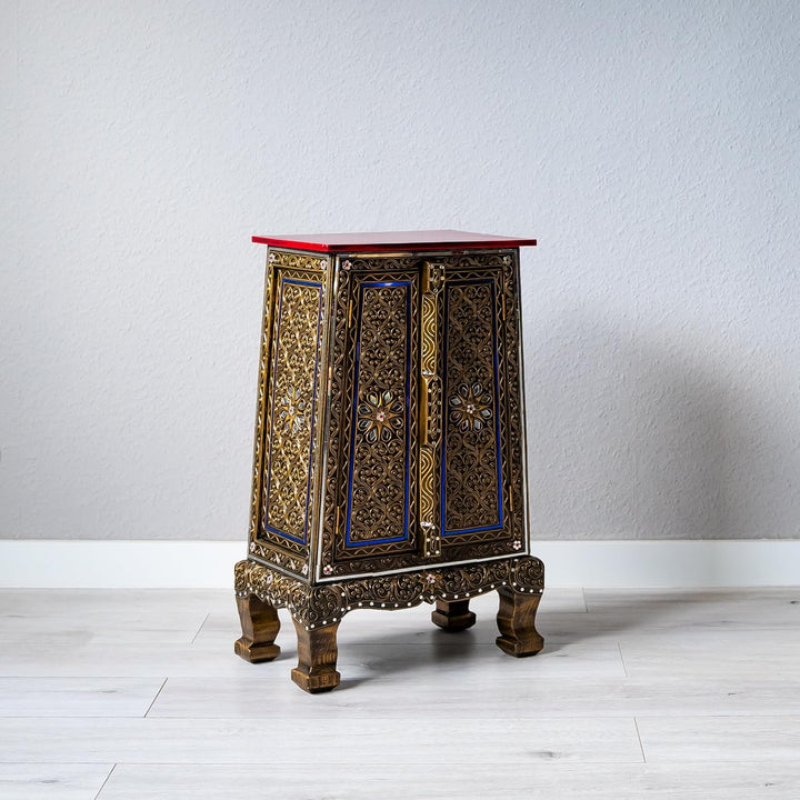 livasia Asiatischer Schrank | Glasmosaik-Look | Asiatische Kommode (Nr.30)