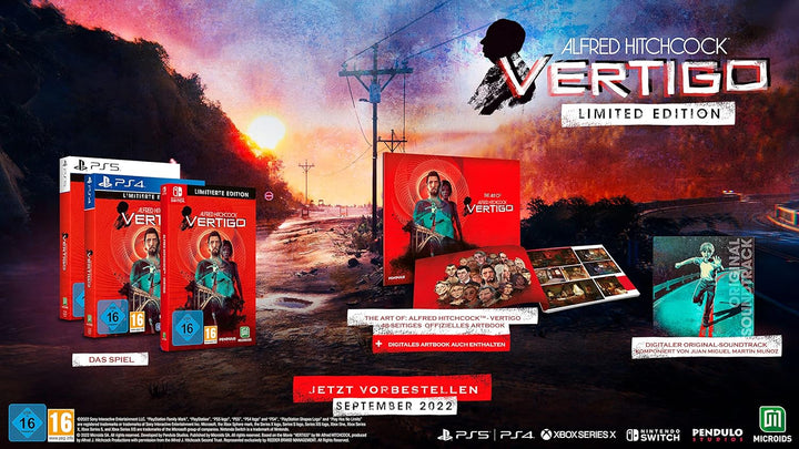 Alfred Hitchcock: Vertigo - Limited Edition PS4 Standard, PS4 Standard