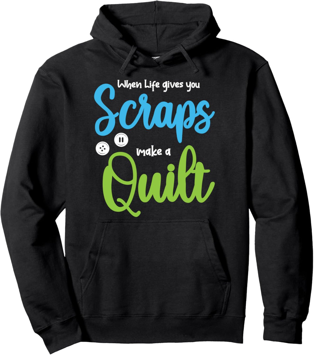 Scraps Quilting Nähmaschine Schneiderei Schneiderei Pullover Hoodie