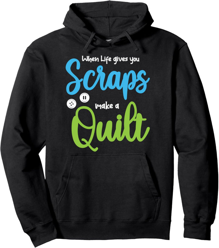 Scraps Quilting Nähmaschine Schneiderei Schneiderei Pullover Hoodie