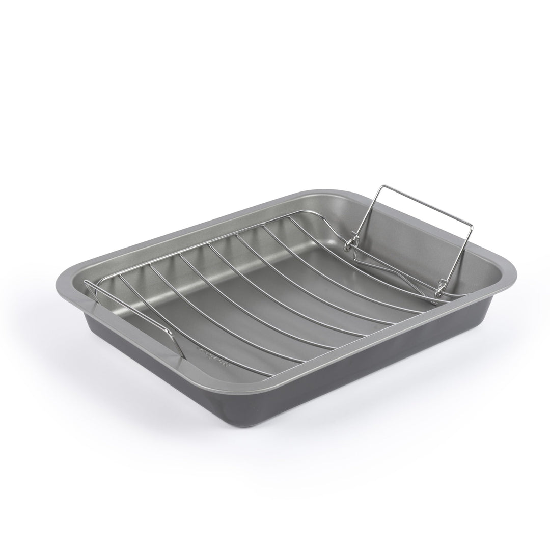 Salter Essentials 41 cm Bräter – Antihaft rechteckiges Ofenblech, spülmaschinenfest, leicht zu reini