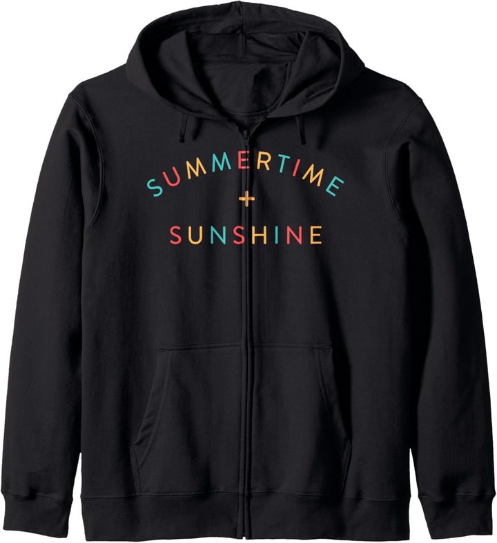 Trendy Summertime Sunshine Kapuzenjacke