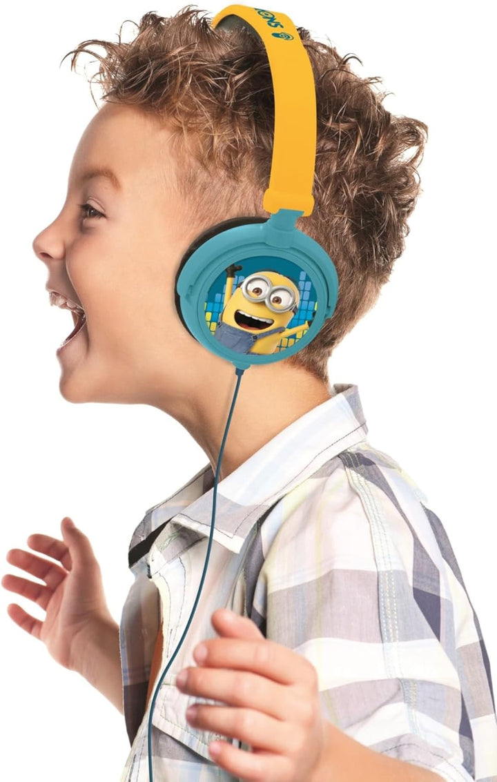Lexibook, Ich - Einfach unverbesserlich Minions, Stereo-Kopfhörer, kindersichere Lautstärke, klappba
