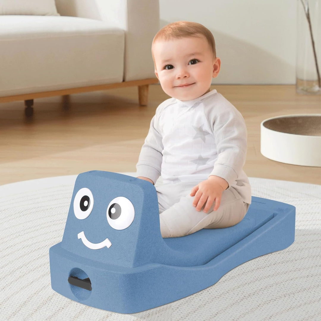 Supfine Rutschauto Baby Walker 5 in 1, EPP Babyrutscher mit Geräuschlosen Rädern, 52x22.5x24 cm, Bab