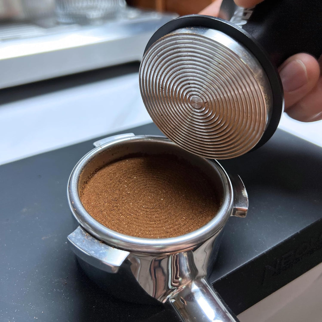 NEOUZA Espresso Tamper V2 Dual Calibrated Spring Loaded for Coffee Machine Siebträger, Anti Pressure