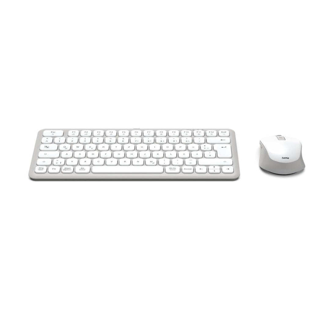 Hama Tastatur Maus Set kabellos (Multi Device Tastatur und Maus mit Bluetooth/Funk für PC, Smartphon