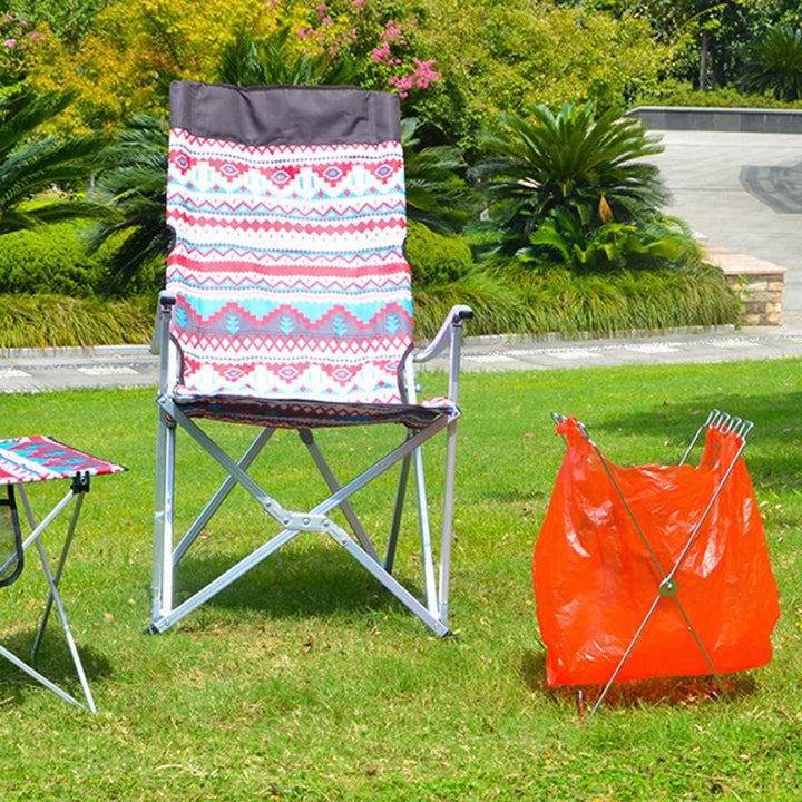 Müllbeutelhalter tragbarer Mülleimer Rack Klapper Müllhalter Ständer zum Camping-Müllhalter mit mehr