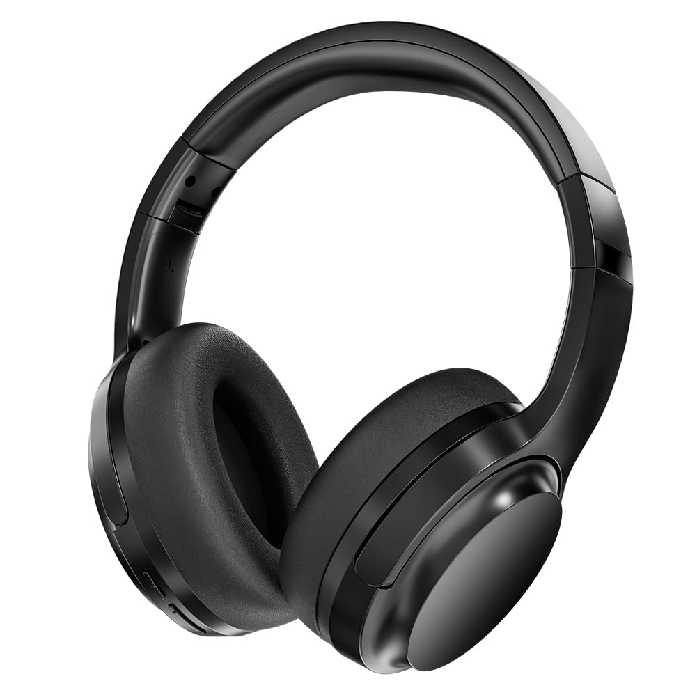 Kabelloser Bluetooth Over-Ear-Kopfhörer, On-Ear-Kopfhörer Mit Mikrofon, Bis Zu 40 Stunden Akkulaufze