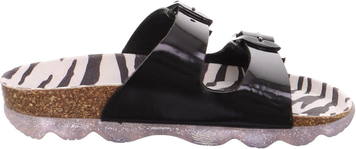 Superfit Mädchen Jellies Pantoffeln 27 EU Schwarz 0000, 27 EU Schwarz 0000