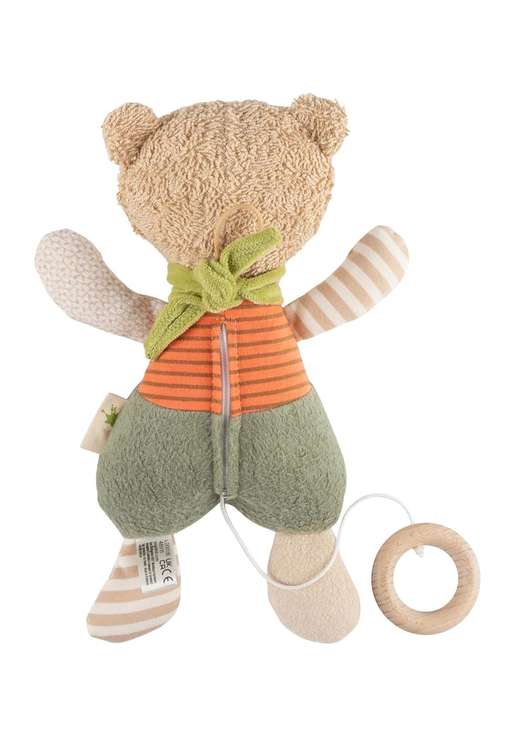 SIGIKID 48916 Spieluhr Bär Green Mädchen und Jungen Babyspielzeug empfohlen ab Geburt mehrfarbig Meh