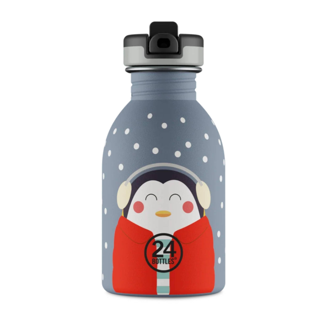 24BOTTLES Kids - Trinkflasche Kinder mit Strohhalm 250 ml, Trinkflasche Edelstahl 100% Hermetisch fü