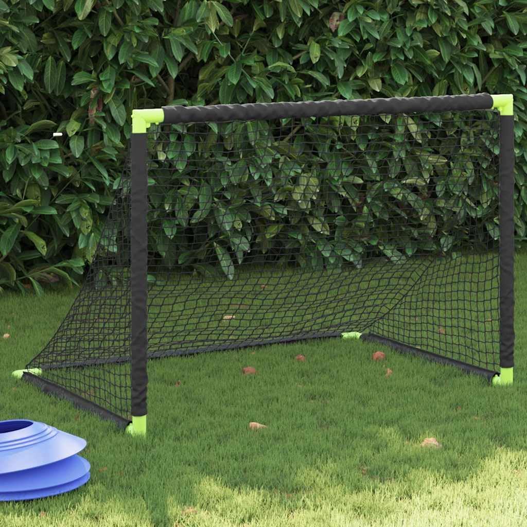 vidaXL Fussballtor für Kinder, Trainingstor Klappbar mit Netz, Fussball Tor für Innen Aussen, Kinder