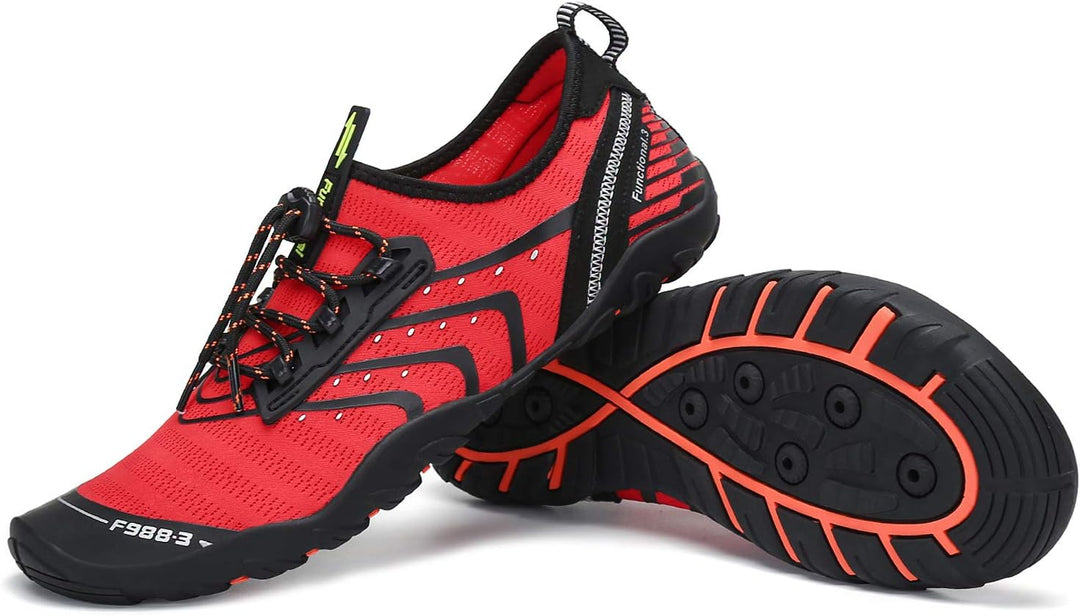 SAGUARO Badeschuhe für Herren Damen - 7/9 Drainagelöcher Schnelltrocknende rutschfest, Gr 35-48 43 E