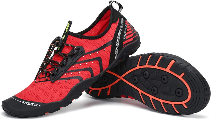 SAGUARO Badeschuhe für Herren Damen - 7/9 Drainagelöcher Schnelltrocknende rutschfest, Gr 35-48 43 E