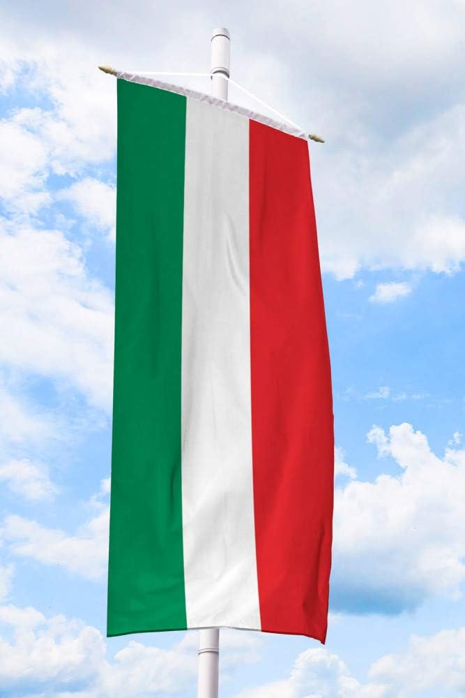 Deitert Bundesland-Flagge NRW – 150x400 cm NRW-Flagge ohne Wappen, Bannerfahne aus reissfestem Polye