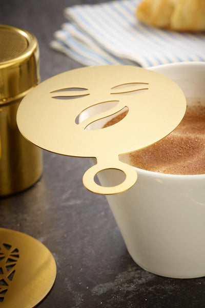 ECHTWERK Kaffeezubehör-Set, 23-tlg, Milchschaumkännchen 350 ml, Kakaostreuer, 4x Espresso-, 4x Cappu