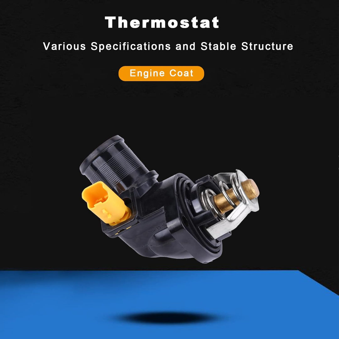 Motorkühlmittel Autothermostat + Thermostatgehäuse für 206 207 SW 1007 Bipper Tepee, für C2 C3, für