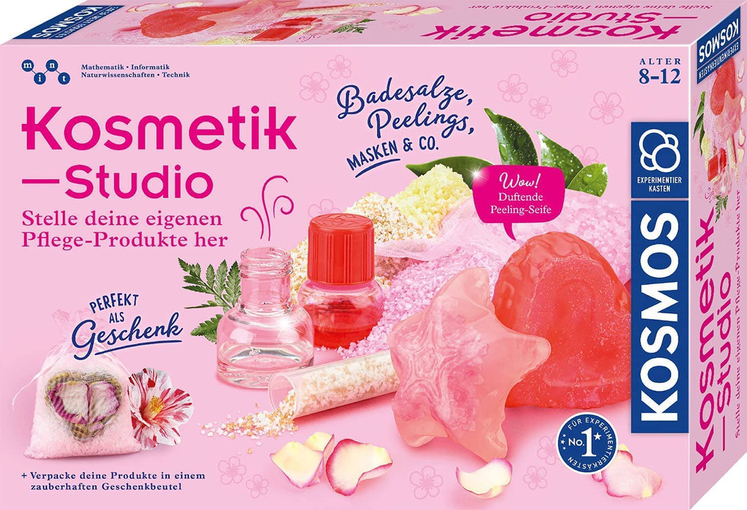 KOSMOS 671563 Kosmetik-Studio, Stelle Deine Eigenen Pflege-Produkte Für Dich Oder Als Geschenke Her,