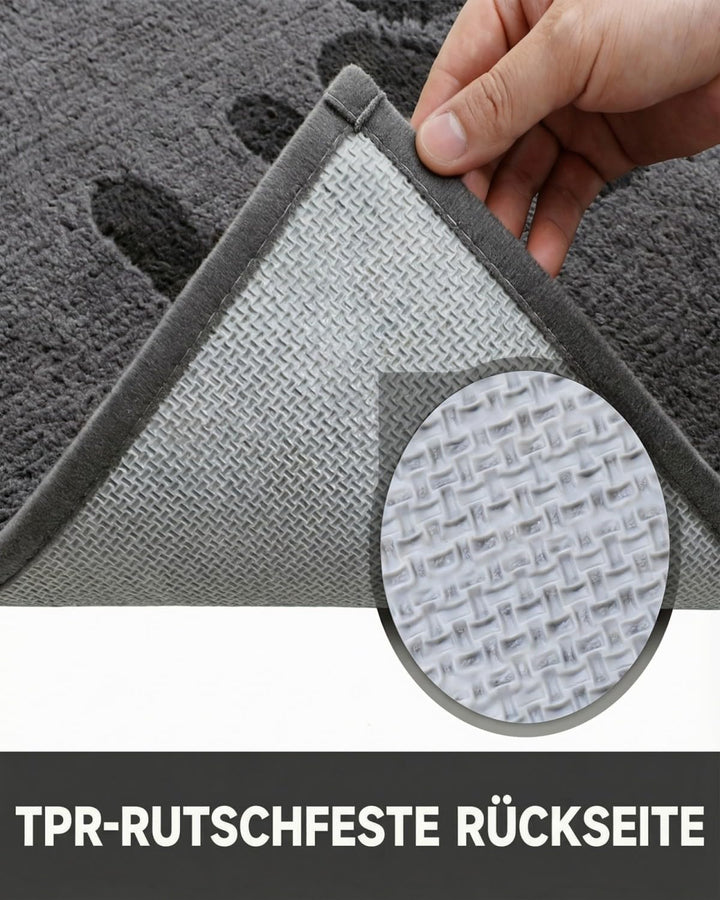 80x120cm Schmutzfangmatte Fussmatte für Innenbereich, rutschfeste Türmatte Waschbar aus Mikrofaser m