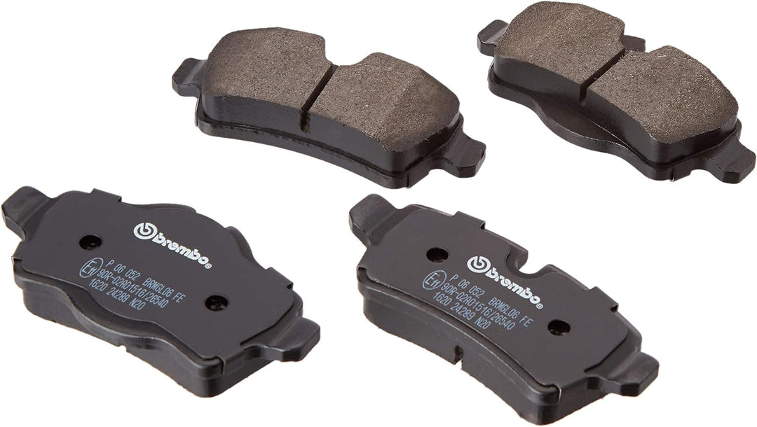 Brembo P 06 052 Bremsbelagsatz, Scheibenbremse - (4-teilig) & A00298 Verschleissanziger für Bremsbel