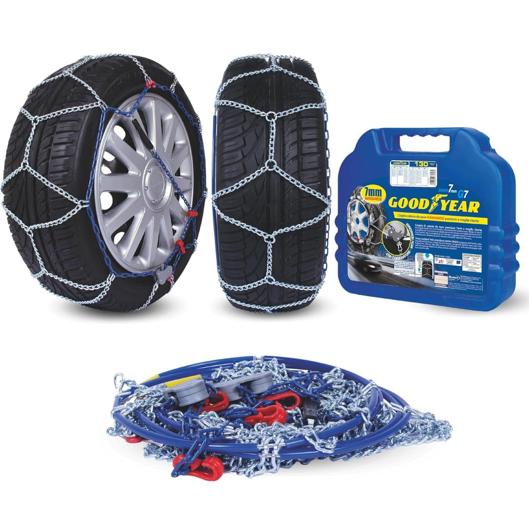 Goodyear 77958 Schneeketten 7 mm für auto, Grösse 130