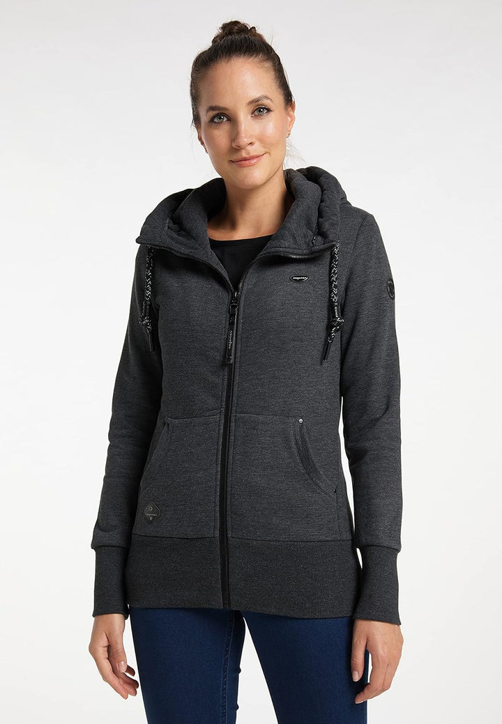 Ragwear NESKA ZIP, BLACK, M