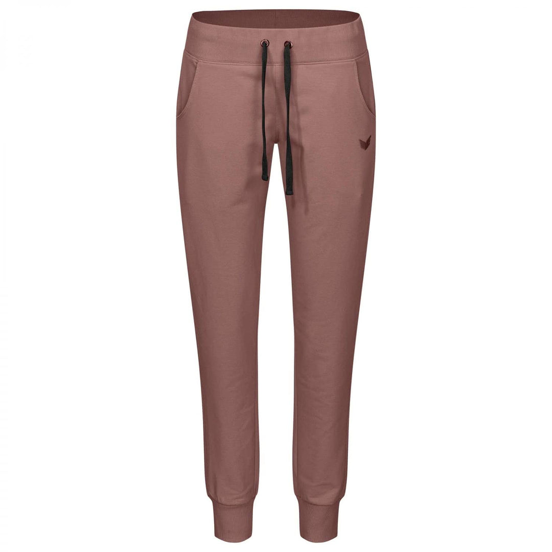 Erima Damen Casual Basic Sweathose mit Bündchen, Altrosa