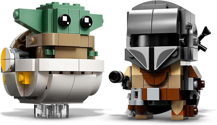 LEGO 75317 Star Wars Der Mandalorianer und das Kind, Sammlermodell, Bauset Baby Yoda, Bauset (295 Te