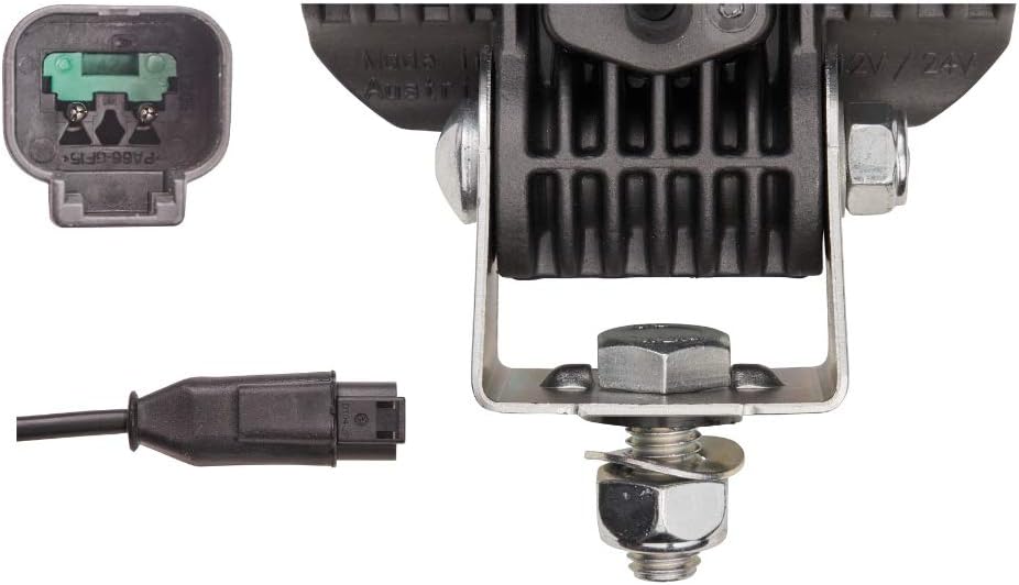 HELLA - LED-Arbeitsscheinwerfer - Q90 compact - 12/24V - 1200lm - Anbau/geschraubt - schwenkbarer Mo