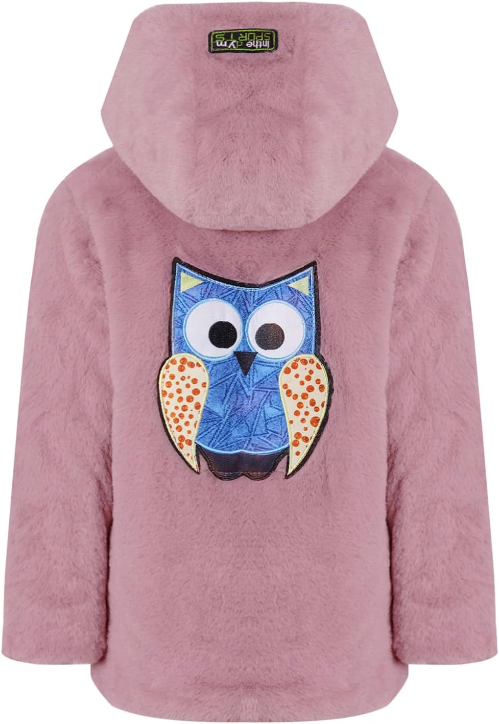 Oyolan Kinder Mädchen Kapuzenjacke Teddybär Fleecejack Winter Outwear Mantel Cartoon Sweatshirt Hood