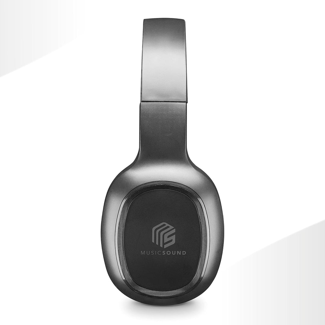 Music Sound | Bluetooth Kopfhörer Basic | Ohrmuschel-Bluetooth-Kopfhörer mit Ausziehbarem Kopfband –